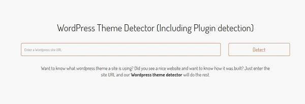 how to detect wp theme using scanwp tool