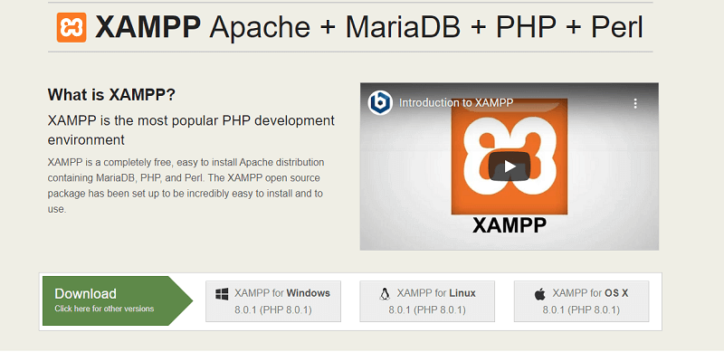 xampp server download in hindi