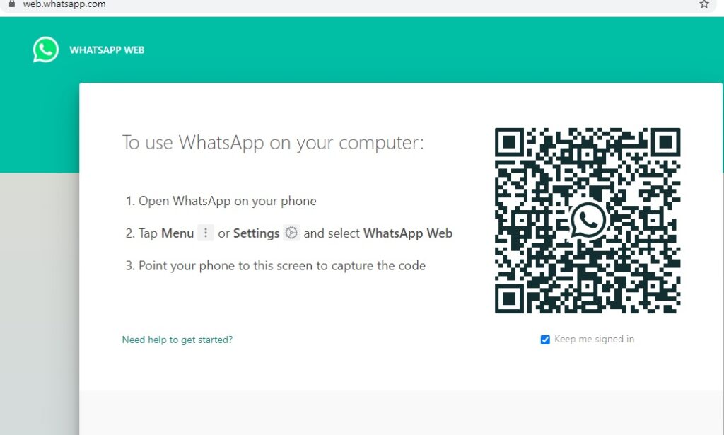 whatsapp web in chrome