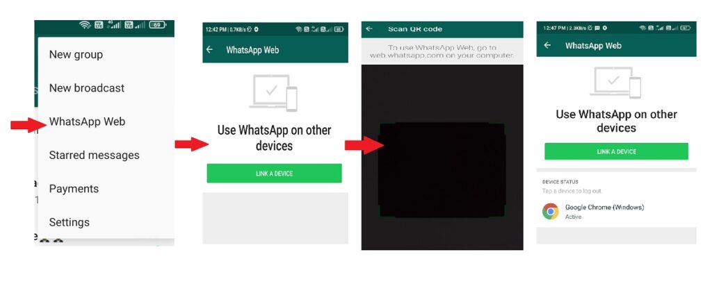 how to use whatsapp web 