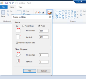 computer paint change image size